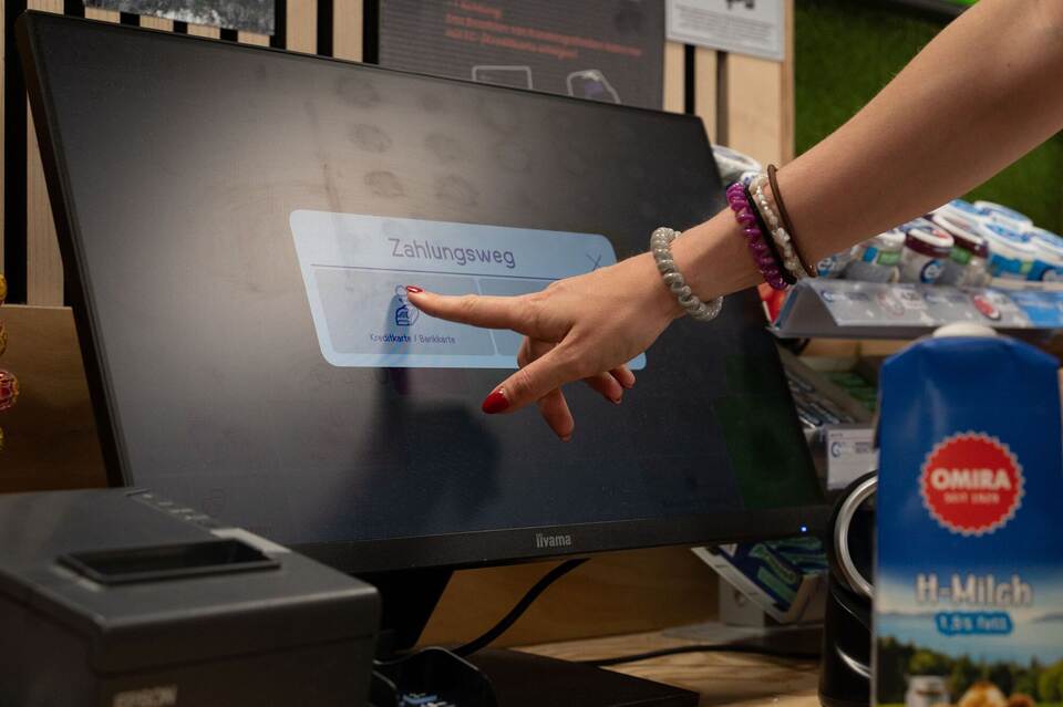 Ein Personalloser Laden der Kette Tante-M