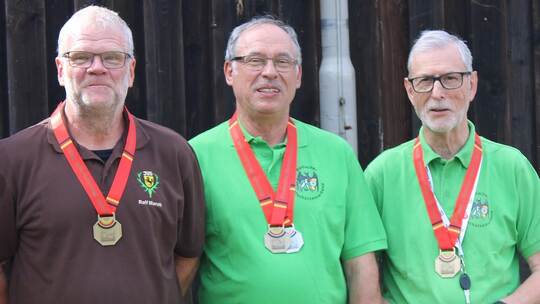 Ralf Marek (von links), Franz Lotspeich und Frank Waidner.