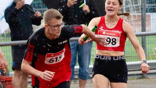 Flott unterwegs war die Staffel des LV Biet. Foto: LV Biet