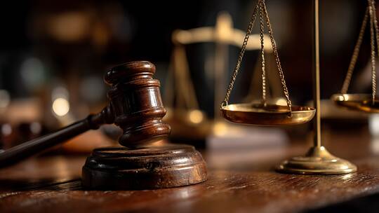 Legal Instruments on Wooden Table