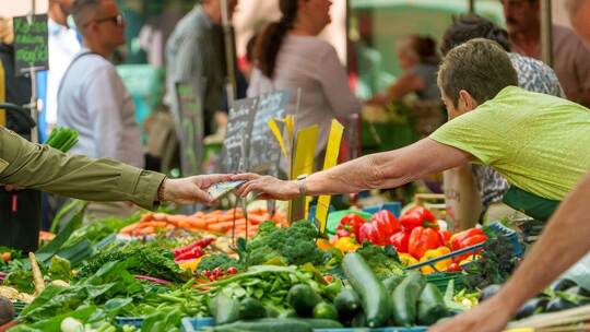 Mainz - Wochenmarkt Domplatz
