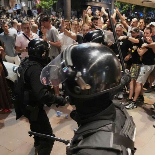 Proteste gegen Regierung in Serbien