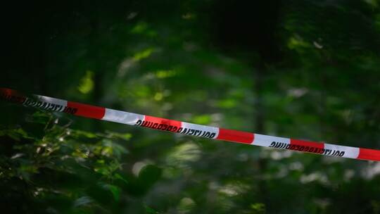 Ein Absperrband der Polizei Ein Absperrband der Polizei