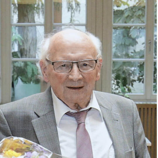 Empfang des FDP Ortsverbands Niefern-Öschelbronn/Platte zum 90. Geburtstag von Oswald Lutz im Kulturbahnhof.