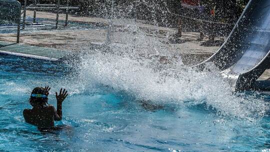 Sommerwetter - Berlin - Sommerbad Wuhlheide