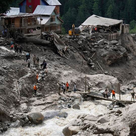 Nach der Sturzflut in Kaschmir