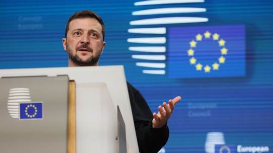 Ukrainischer Präsident Selenskyj bei der EU