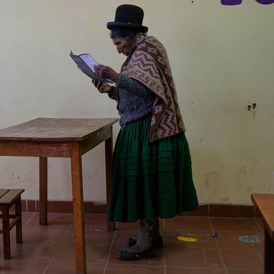 Bolivien: Stichwahl zwischen zwei Oppositionskandidaten