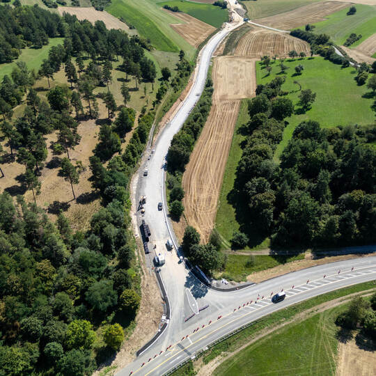 Mönsheim Porschestraße Baustelle