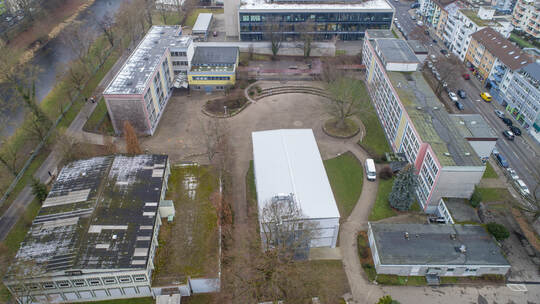 Luftbild Inselschule