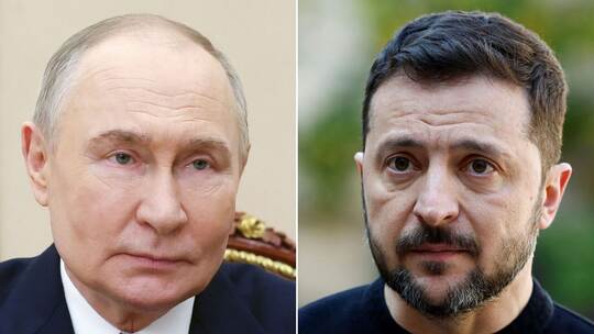 Wladimir Putin und Wolodymyr Selenskyj