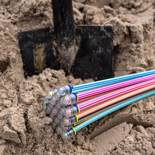 Ausbau des Glasfasernetzes