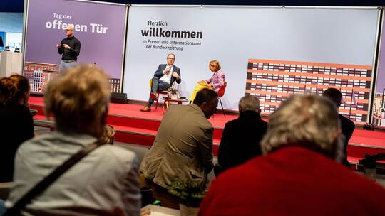 Tag der offenen Tür der neuen Bundesregierung