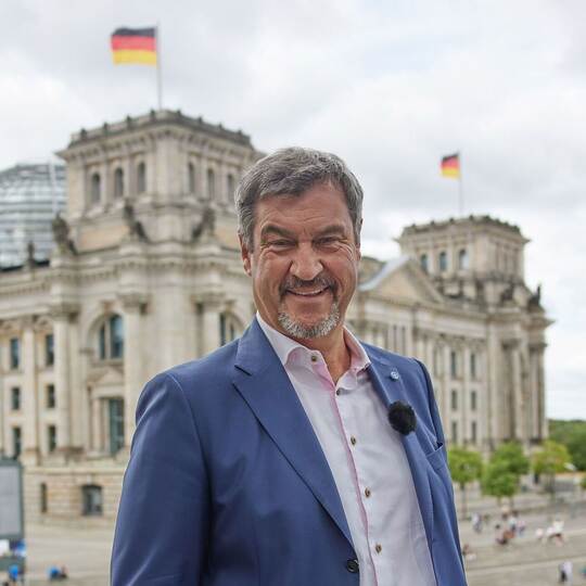 ARD-Sommerinterview mit CSU-Chef Markus Söder