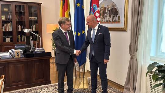 Außenminister Wadephul in Zagreb Außenminister Wadephul in Zagreb