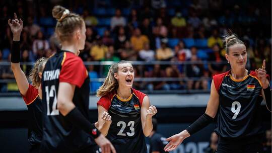 Volleyball WM Frauen in Thailand - Deutschland - Vietnam