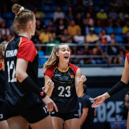 Volleyball WM Frauen in Thailand - Deutschland - Vietnam