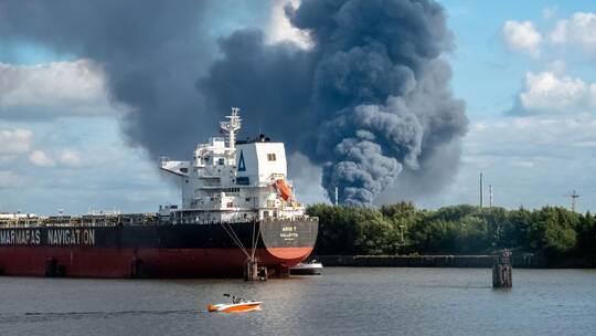 Großbrand in Hamburg