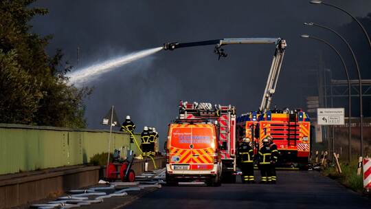 Großfeuer in Hamburg