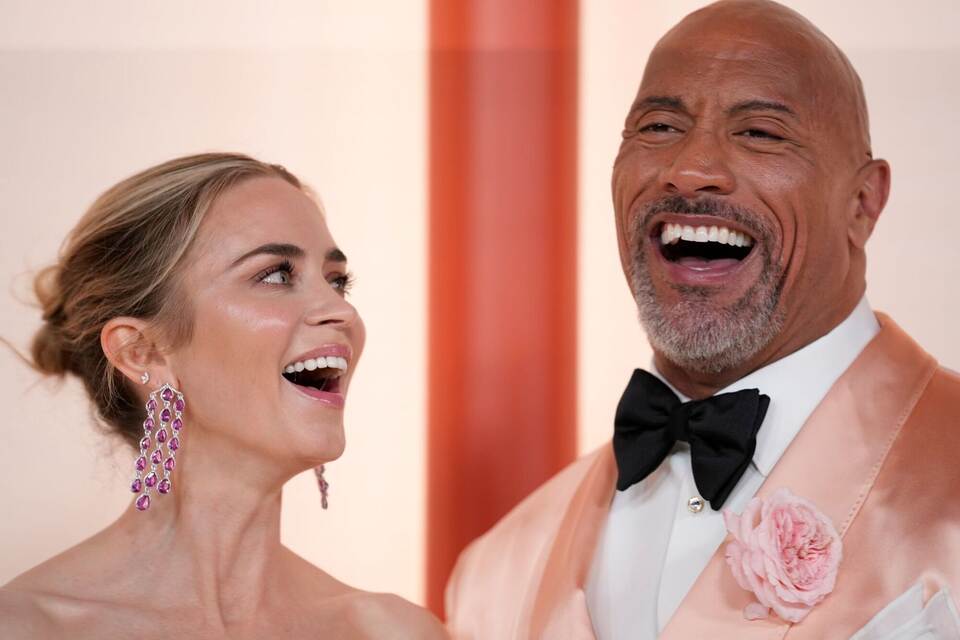 Emily Blunt und Dwayne Johnson Emily Blunt und Dwayne Johnson