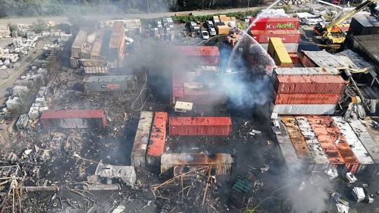 Großbrand in Hamburg