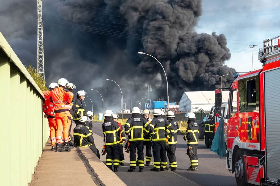 Großbrand in Hamburg