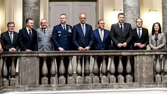 Kabinettssitzung im Bundesverteidigungsministerium