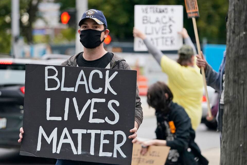 «Black Lives Matter»-Demonstrant «Black Lives Matter»-Demonstrant