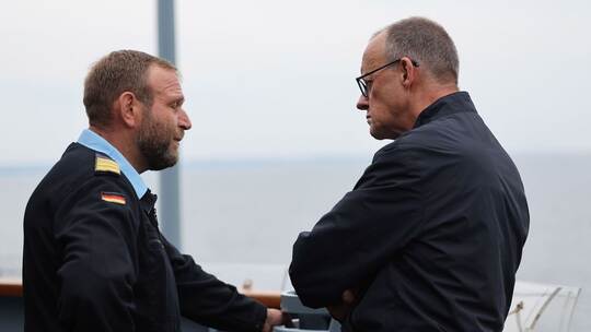 Bundeskanzler Merz besucht Marine Bundeskanzler Merz besucht Marine