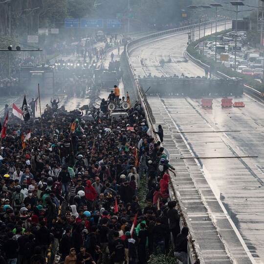 Proteste in Jakarta