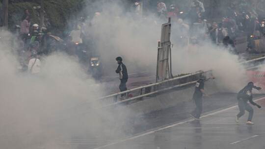 Studentenproteste in Jakarta Studentenproteste in Jakarta