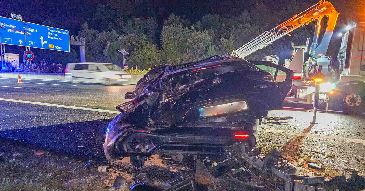 Luxus Unfall Auf A8 Bei Pforzheim Ebenbildnull