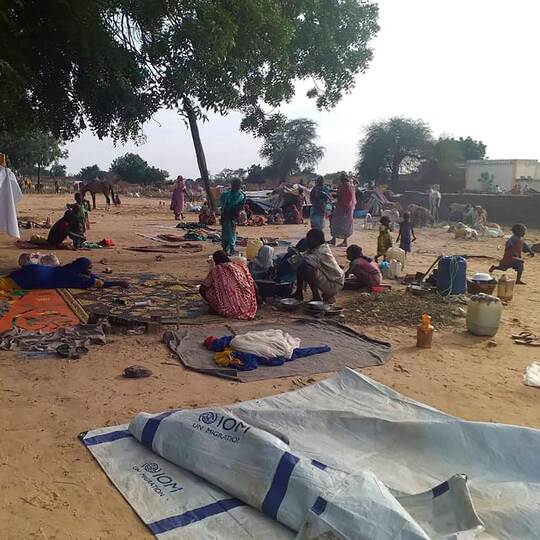 Flüchtlinge in Darfur