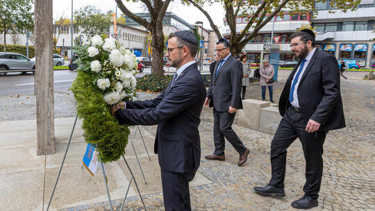 Gedenken Reichsprogromnacht VoBa Haus