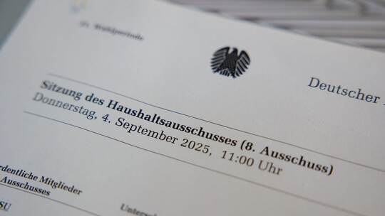 Entscheidende Sitzung des Haushaltsausschusses