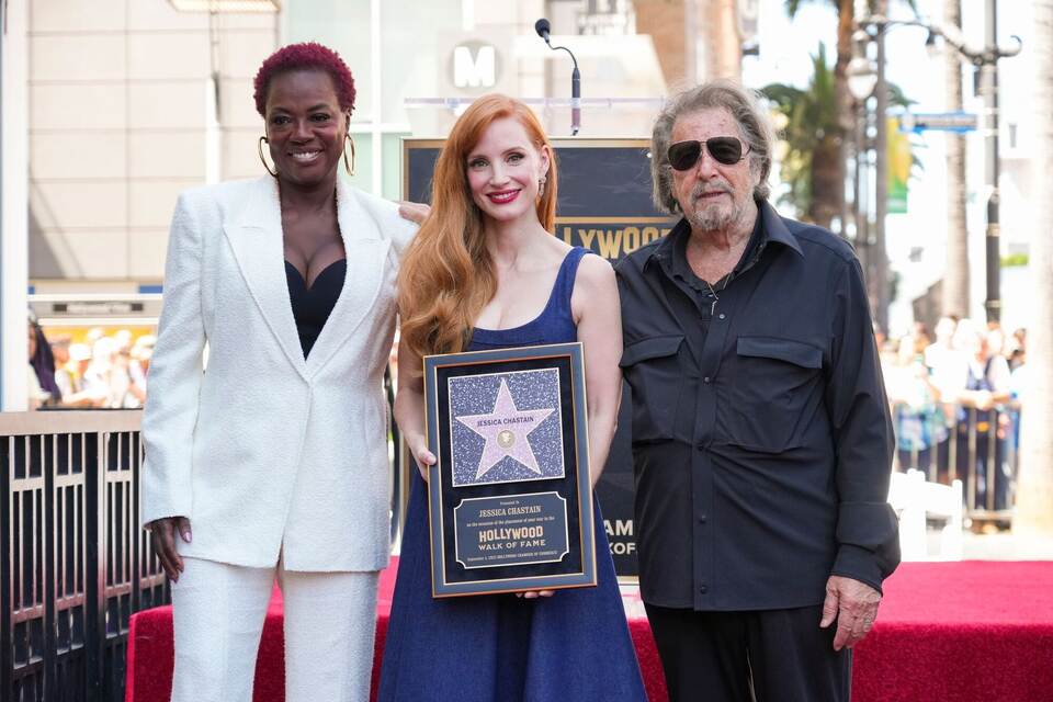 «Walk Of Fame»-Stern für Jessica Chastain «Walk Of Fame»-Stern für Jessica Chastain