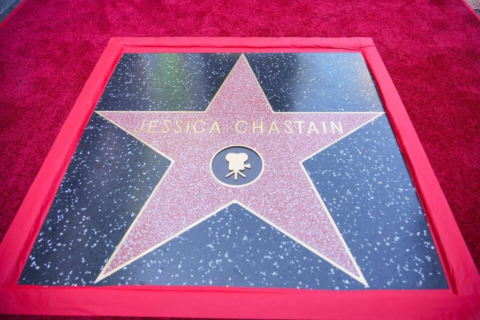 «Walk Of Fame»-Stern für Jessica Chastain «Walk Of Fame»-Stern für Jessica Chastain