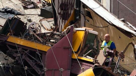 Nach Standseilbahn-Unfall in Lissabon Nach Standseilbahn-Unfall in Lissabon