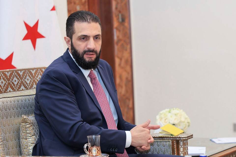Syriens Interimspräsident Ahmad al-Sharaa Syriens Interimspräsident Ahmad al-Sharaa