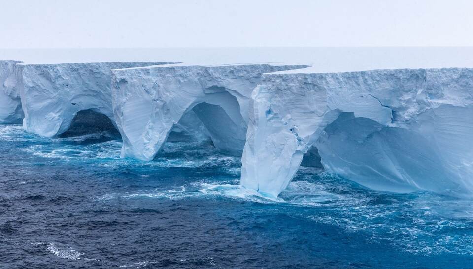 Eisberg A23a im Sommer 2024 Eisberg A23a im Sommer 2024