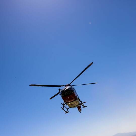 Ein Rettungshubschrauber - Symbolbild
