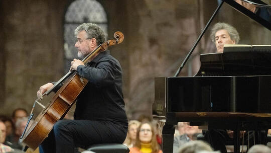 Das Duo Patrick Demenga (links) und Bernd Glemser
