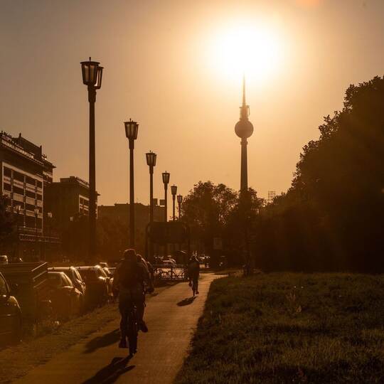 Sonnenuntergang in Berlin