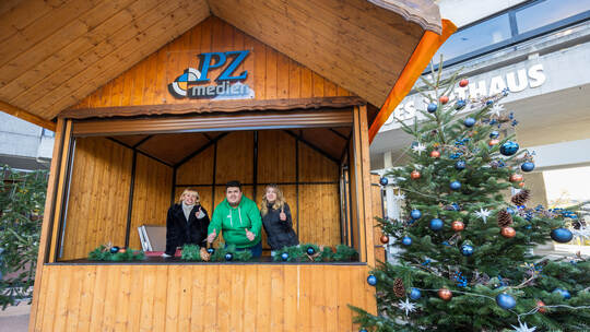 PZ Weihnachtsbaum Aktionshütte