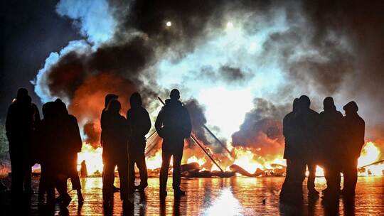 Protestbewegung "Bloquons Tout" in Frankreich Protestbewegung "Bloquons Tout" in Frankreich