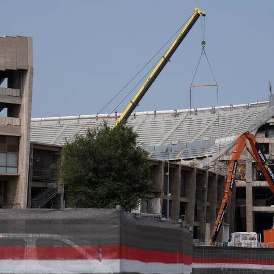 Bauarbeiten am Camp Nou-Stadion