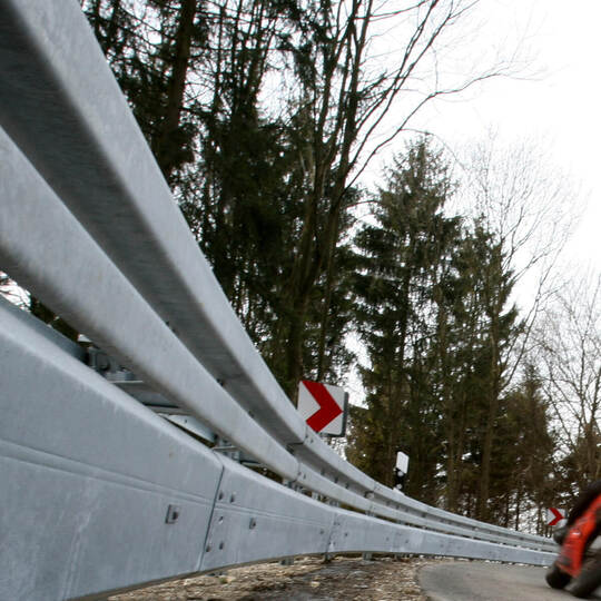 Unterfahrschutz für Motorradfahrer