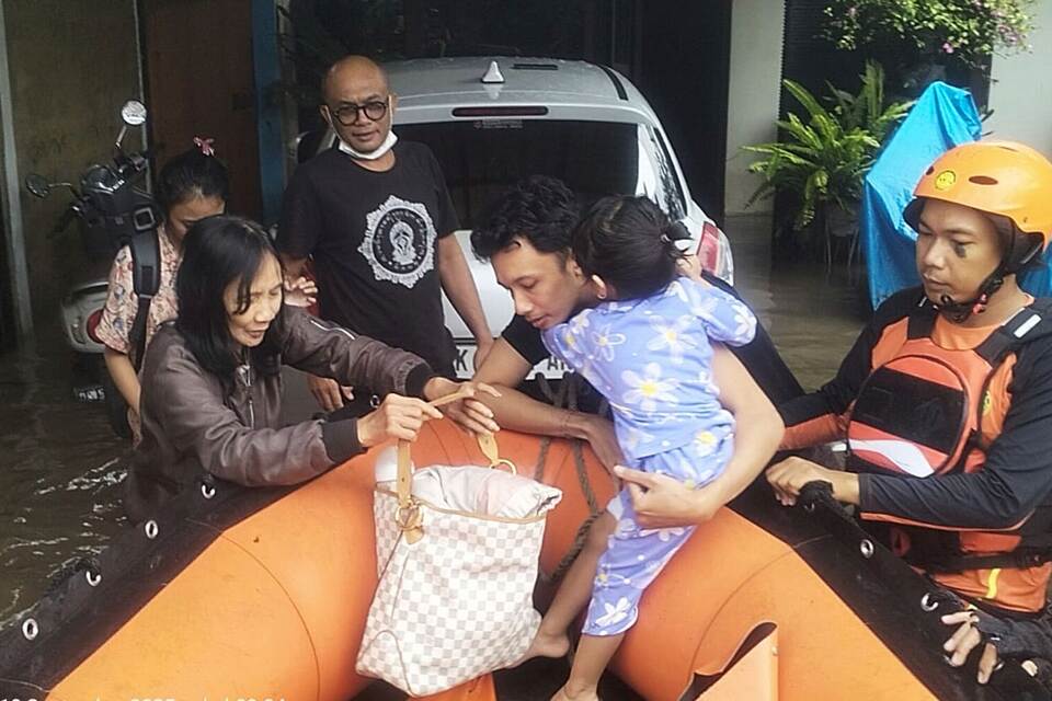 Überflutungen auf Bali