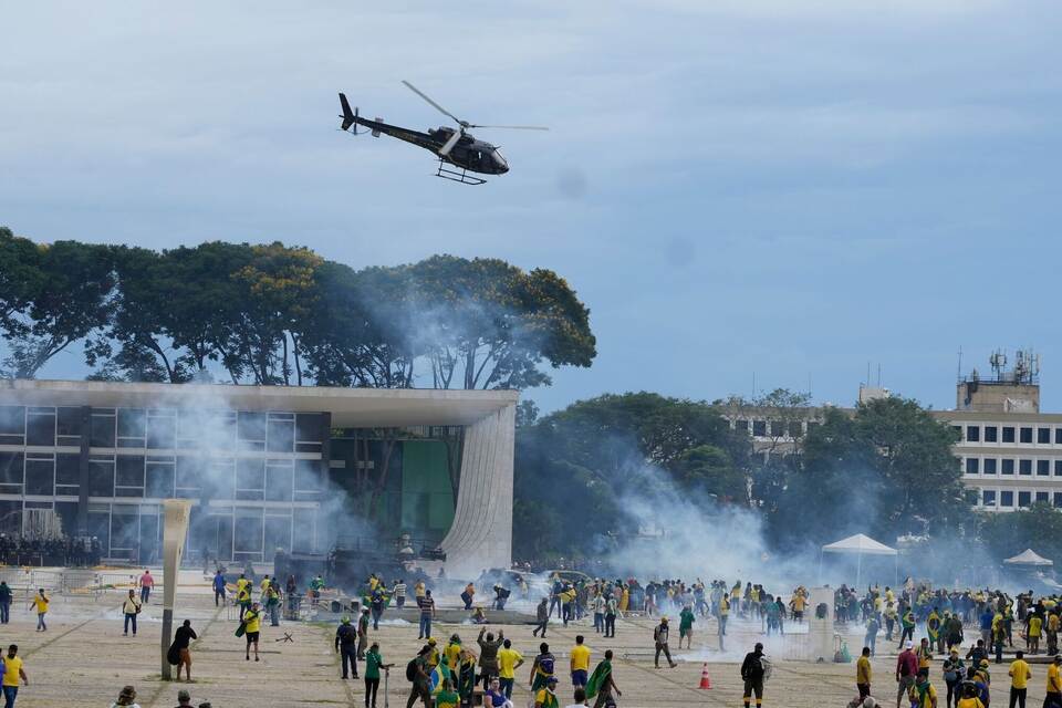 Sturm auf Regierungsgebäude in Brasilien Sturm auf Regierungsgebäude in Brasilien