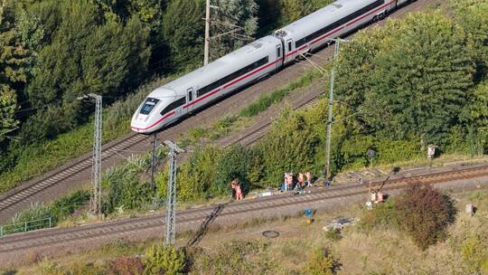 Brand an Bahnstrecke Hannover-Berlin